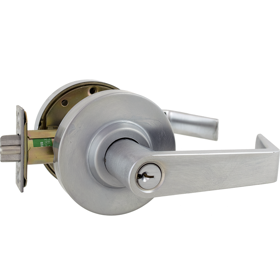 Arrow Commercial Grade 2 Entry Lever, Brushed Chrome